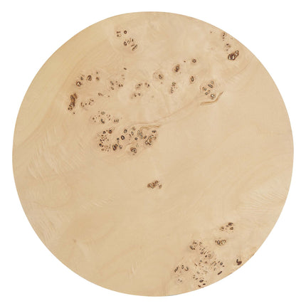 Modway EEI-6271 Cosmos 16" Round Burl Wood Side Table Modway
