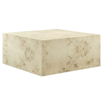 Modway EEI-6272 Cosmos 36" Square Burl Wood Coffee Table Modway