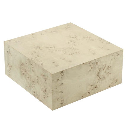 Modway EEI-6272 Cosmos 36" Square Burl Wood Coffee Table Modway