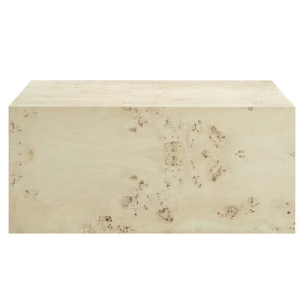 Modway EEI-6272 Cosmos 36" Square Burl Wood Coffee Table Modway