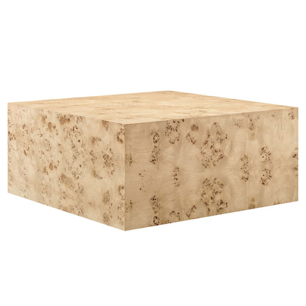 Modway EEI-6272 Cosmos 36" Square Burl Wood Coffee Table Modway
