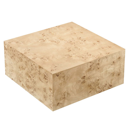 Modway EEI-6272 Cosmos 36" Square Burl Wood Coffee Table Modway