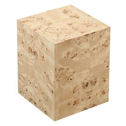 Modway EEI-6273 Cosmos 16" Square Burl Wood Side Table Modway