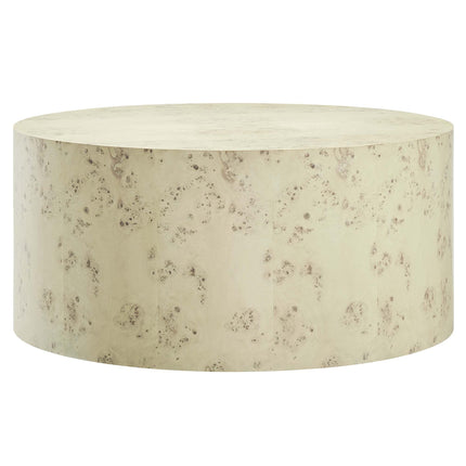 Modway EEI-6274 Cosmos 35" Round Burl Wood Coffee Table Modway