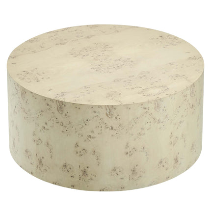 Modway EEI-6274 Cosmos 35" Round Burl Wood Coffee Table Modway