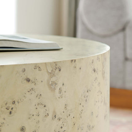 Modway EEI-6274 Cosmos 35" Round Burl Wood Coffee Table Modway