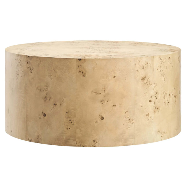 Modway EEI-6274 Cosmos 35" Round Burl Wood Coffee Table Modway