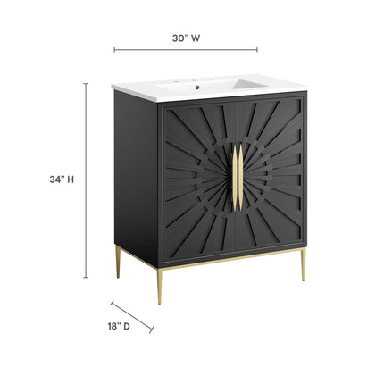 Modway EEI-6293 Awaken 30" Bathroom Vanity Modway