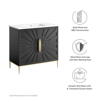 Modway EEI-6297 Awaken 36" Bathroom Vanity Modway