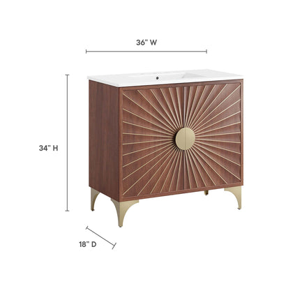 Modway EEI-6298 Daylight 36" Bathroom Vanity Modway