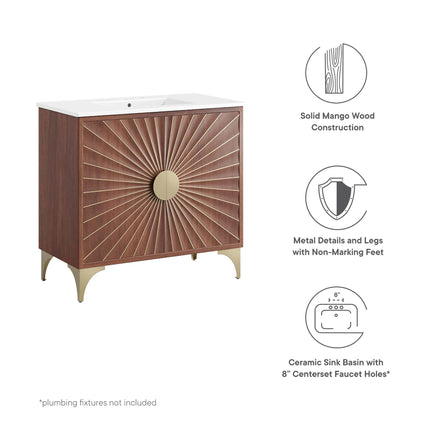 Modway EEI-6298 Daylight 36" Bathroom Vanity Modway