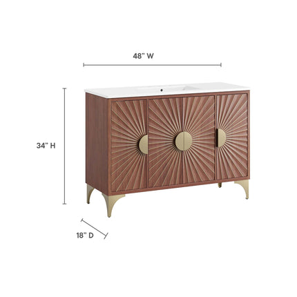Modway EEI-6302 Daylight 48" Bathroom Vanity Modway