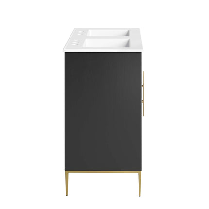 Modway EEI-6305 Awaken 48" Double Sink Bathroom Vanity Modway