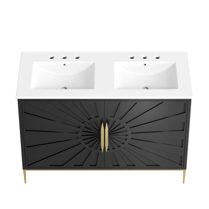 Modway EEI-6305 Awaken 48" Double Sink Bathroom Vanity Modway