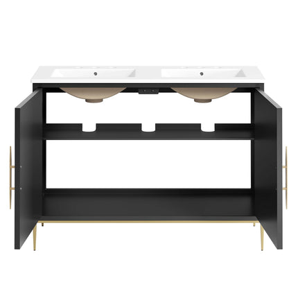 Modway EEI-6305 Awaken 48" Double Sink Bathroom Vanity Modway