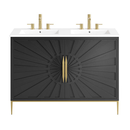 Modway EEI-6305 Awaken 48" Double Sink Bathroom Vanity Modway