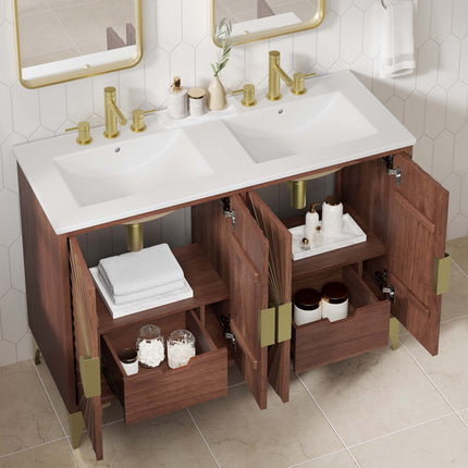 Modway EEI-6306 Daylight 48" Double Sink Bathroom Vanity Modway