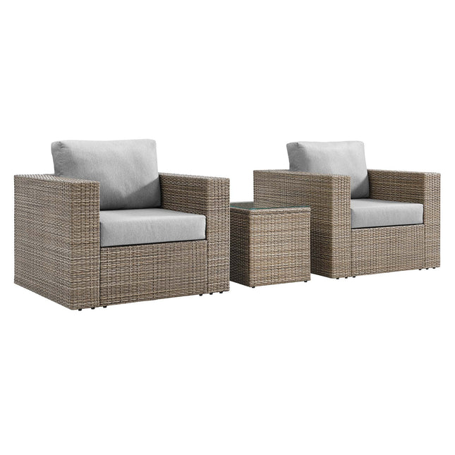 Modway EEI-6327 Convene 3-Piece Outdoor Patio Furniture Set Modway