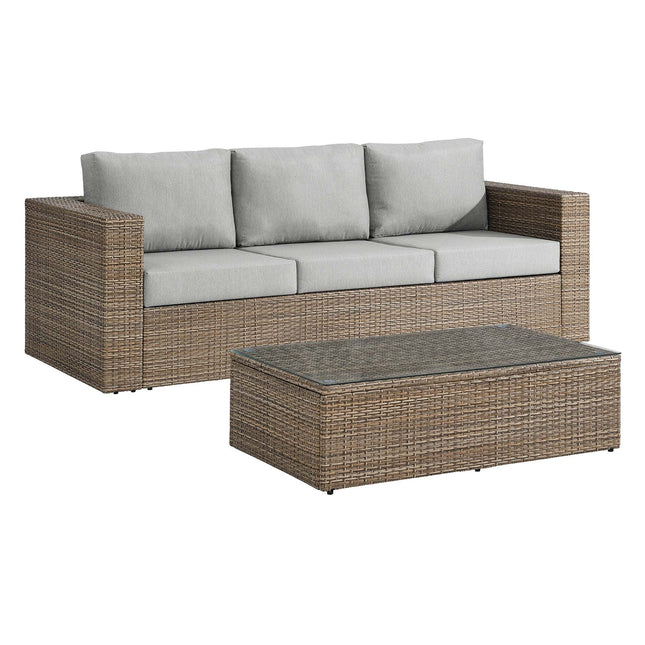 Modway EEI-6333 Convene 2-Piece Outdoor Patio Furniture Set Modway