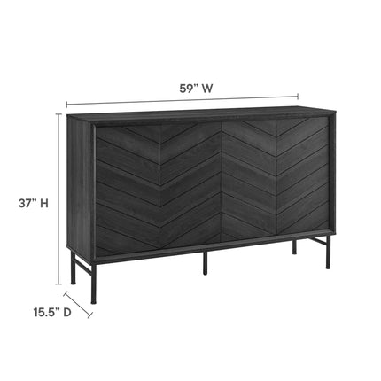 Modway EEI-6336 Harper Chevron Sideboard Modway