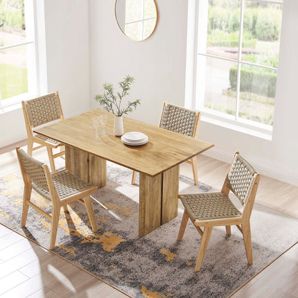 Modway EEI-6338 Amistad 60" Wood Dining Table Modway