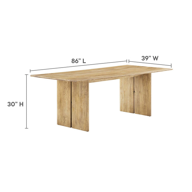 Modway EEI-6340 Amistad 86" Wood Dining Table Modway