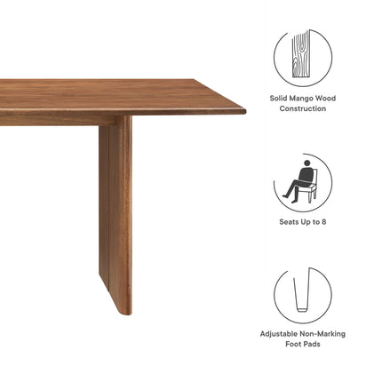 Modway EEI-6340 Amistad 86" Wood Dining Table Modway