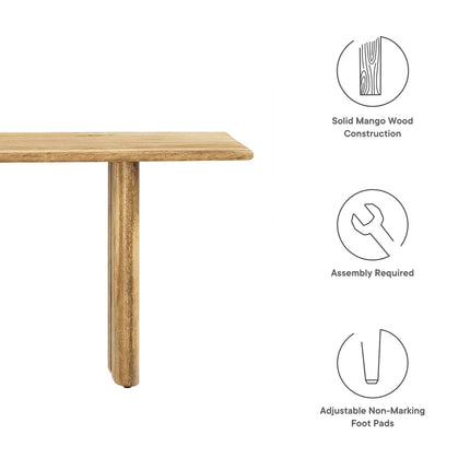 Modway EEI-6344 Amistad 58" Wood Bench Modway