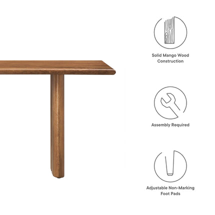 Modway EEI-6344 Amistad 58" Wood Bench Modway