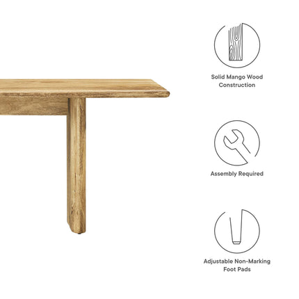 Modway EEI-6345 Amistad 72" Wood Bench Modway