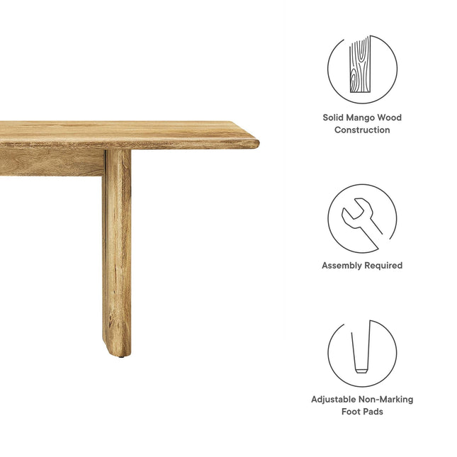 Modway EEI-6345 Amistad 72" Wood Bench Modway