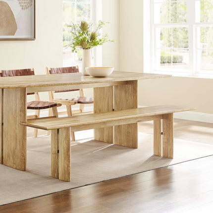 Modway EEI-6345 Amistad 72" Wood Bench Modway