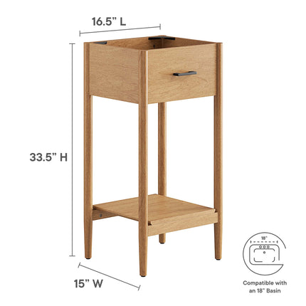 Modway EEI-6351 Zaire 18" Bathroom Vanity Cabinet (Sink Basin Not Included) Modway