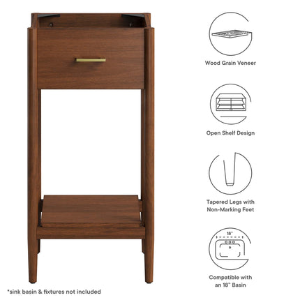 Modway EEI-6351 Zaire 18" Bathroom Vanity Cabinet (Sink Basin Not Included) Modway