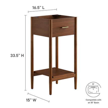 Modway EEI-6351 Zaire 18" Bathroom Vanity Cabinet (Sink Basin Not Included) Modway