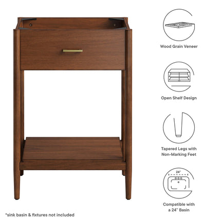 Modway EEI-6352 Zaire 24" Bathroom Vanity Cabinet (Sink Basin Not Included) Modway