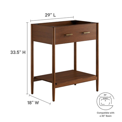 Modway EEI-6353 Zaire 30" Bathroom Vanity Cabinet (Sink Basin Not Included) Modway