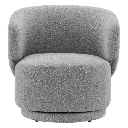 Modway EEI-6357 Celestia Boucle Fabric Swivel Chair Modway