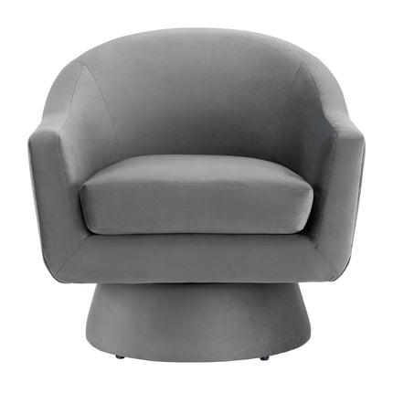 Modway EEI-6360 Astral Performance Velvet Fabric and Wood Swivel Chair Modway