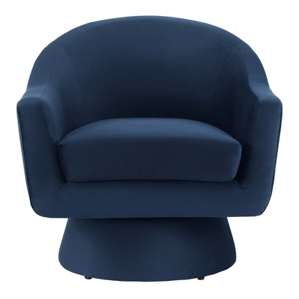 Modway EEI-6360 Astral Performance Velvet Fabric and Wood Swivel Chair Modway