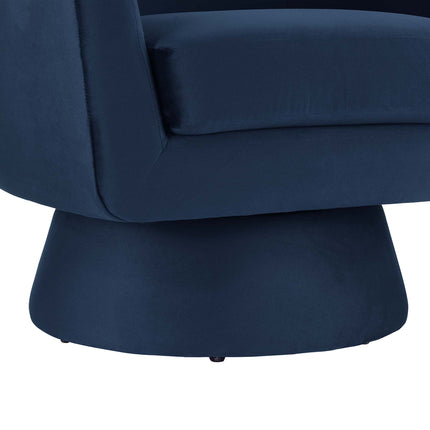 Modway EEI-6360 Astral Performance Velvet Fabric and Wood Swivel Chair Modway