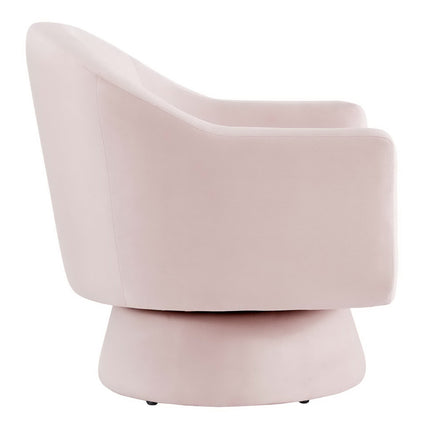 Modway EEI-6360 Astral Performance Velvet Fabric and Wood Swivel Chair Modway