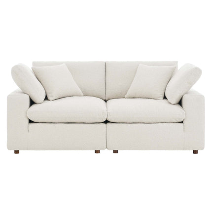 Modway EEI-6361 Commix Down Filled Overstuffed Boucle Fabric Loveseat Modway