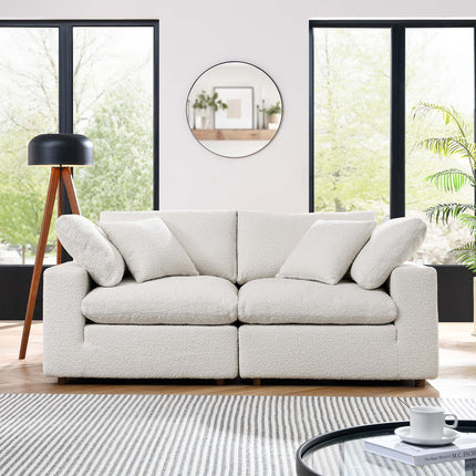 Modway EEI-6361 Commix Down Filled Overstuffed Boucle Fabric Loveseat Modway