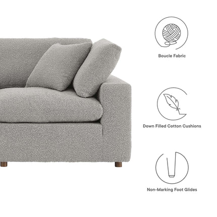 Modway EEI-6361 Commix Down Filled Overstuffed Boucle Fabric Loveseat Modway