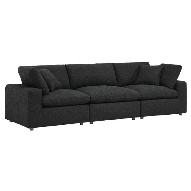 Modway EEI-6362 Commix Down Filled Overstuffed Boucle Fabric 3-Seater Sofa Modway