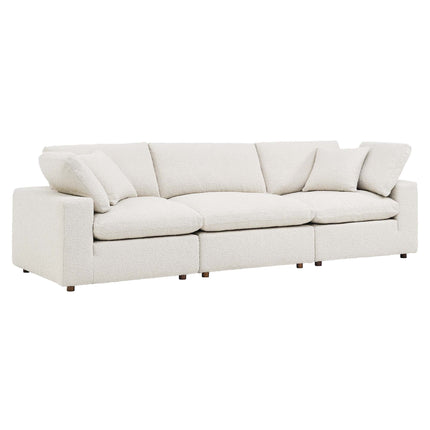 Modway EEI-6362 Commix Down Filled Overstuffed Boucle Fabric 3-Seater Sofa Modway