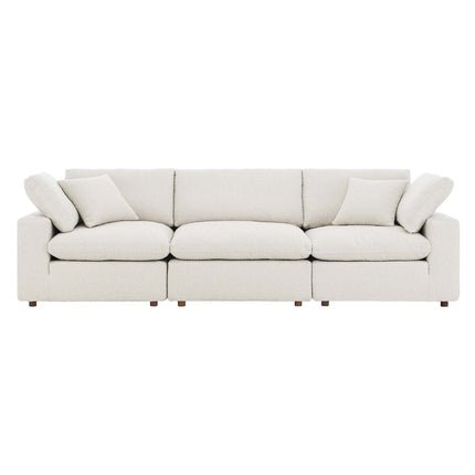 Modway EEI-6362 Commix Down Filled Overstuffed Boucle Fabric 3-Seater Sofa Modway