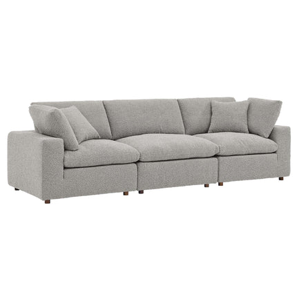 Modway EEI-6362 Commix Down Filled Overstuffed Boucle Fabric 3-Seater Sofa Modway