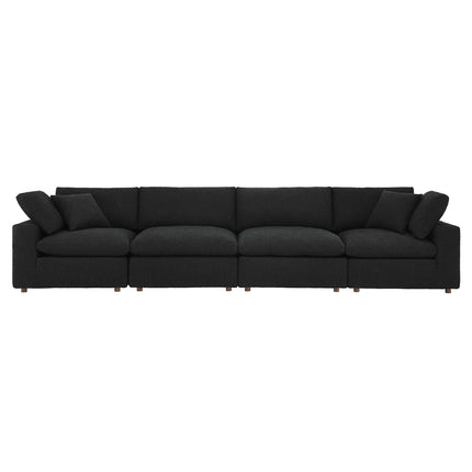 Modway EEI-6364 Commix Down Filled Overstuffed Boucle Fabric 4-Seater Sofa Modway